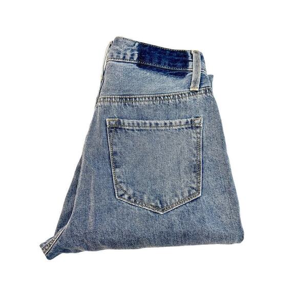 Grey Bandit Distressed Raw Hem Denim Jeans Light Wash Size 24 - Picture 1 of 8